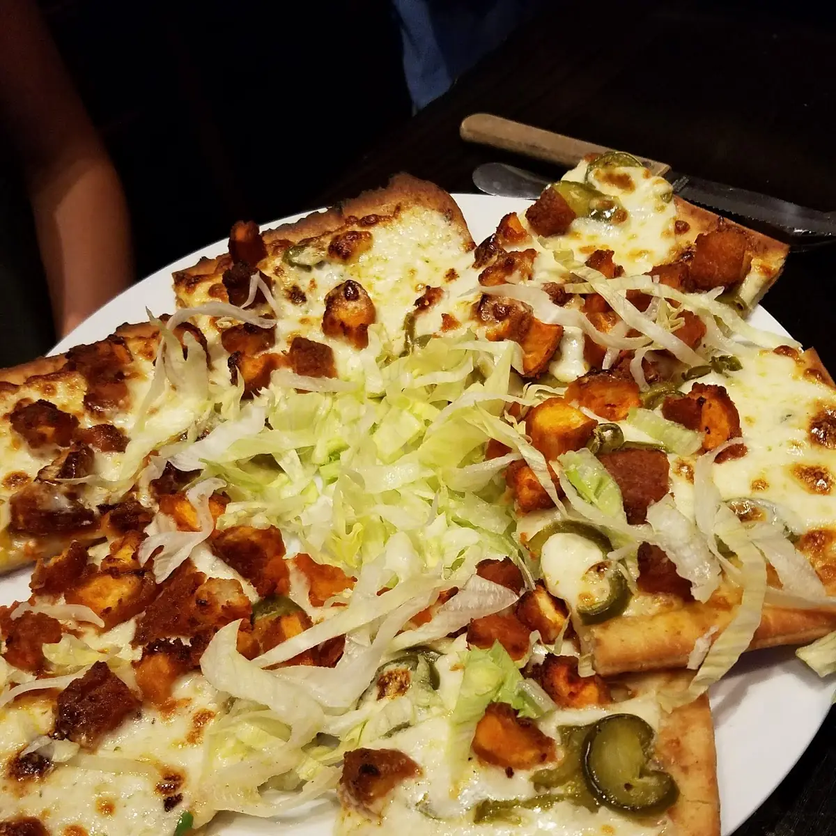 Black and Bleu Flatbread Pizza