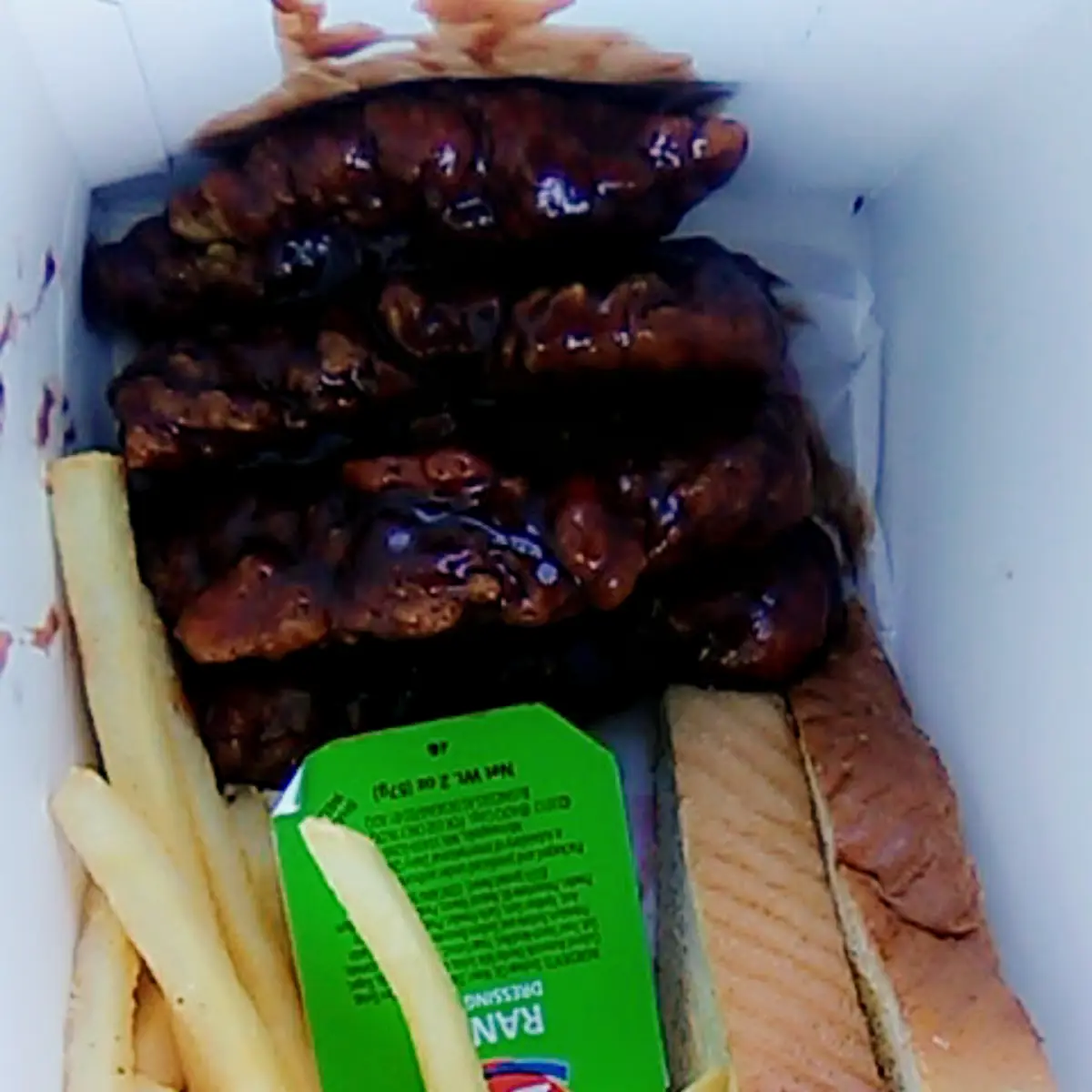 BBQ Chicken Strip Basket