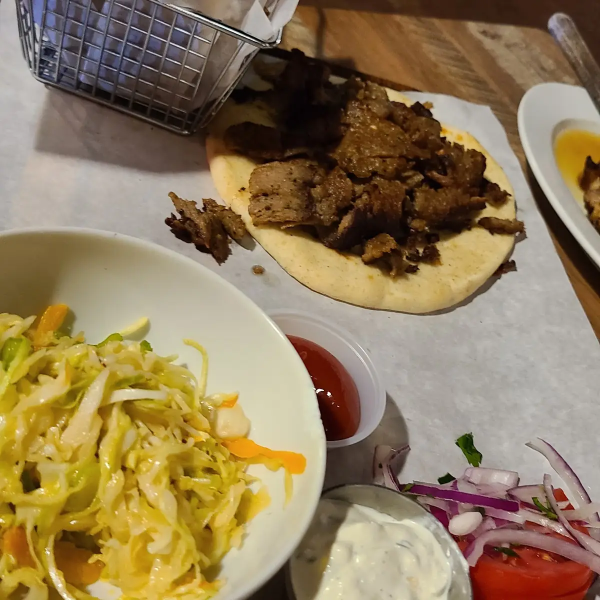 Lamb and Beef Gyro Platter