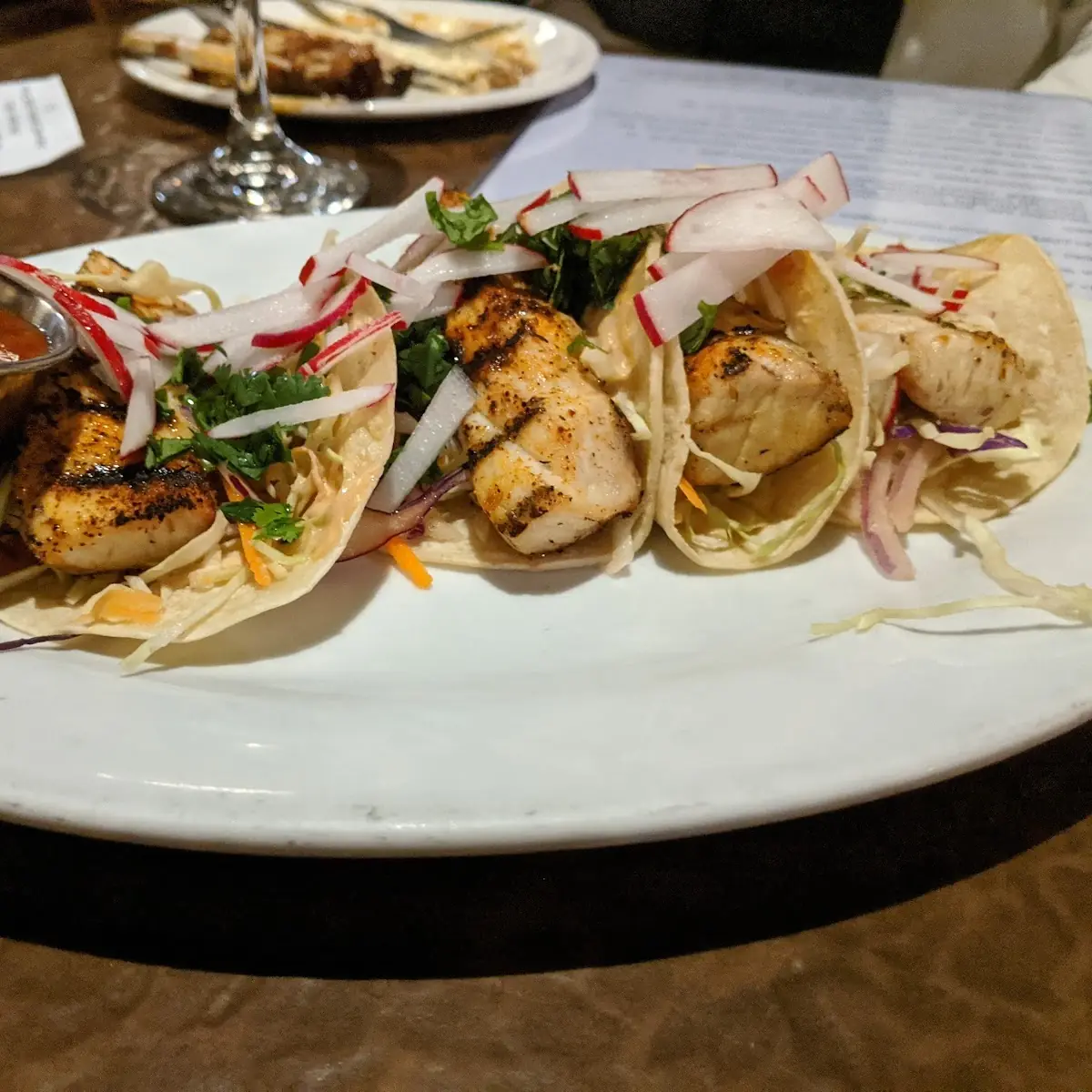 Grilled Wild Alaskan Halibut Tacos