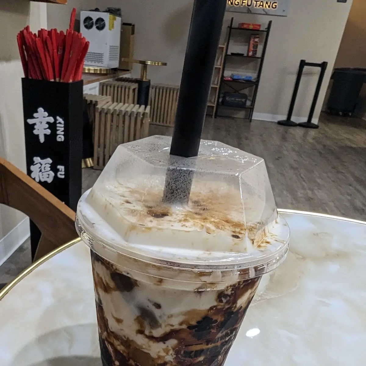 Boba and Grass Jelly