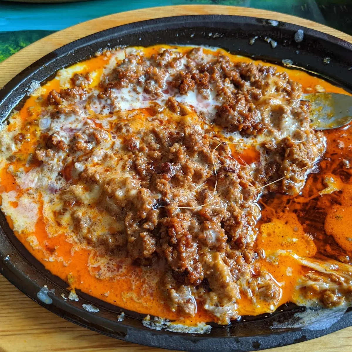 Queso Fundido Con Chorizo