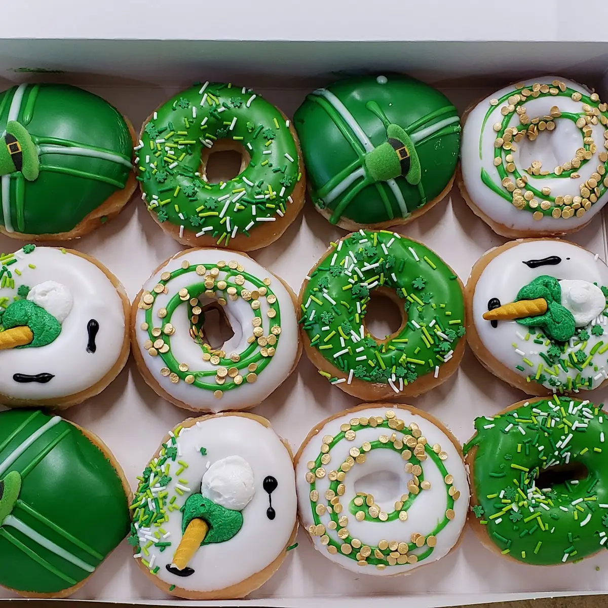 St Patrick's Day Donuts