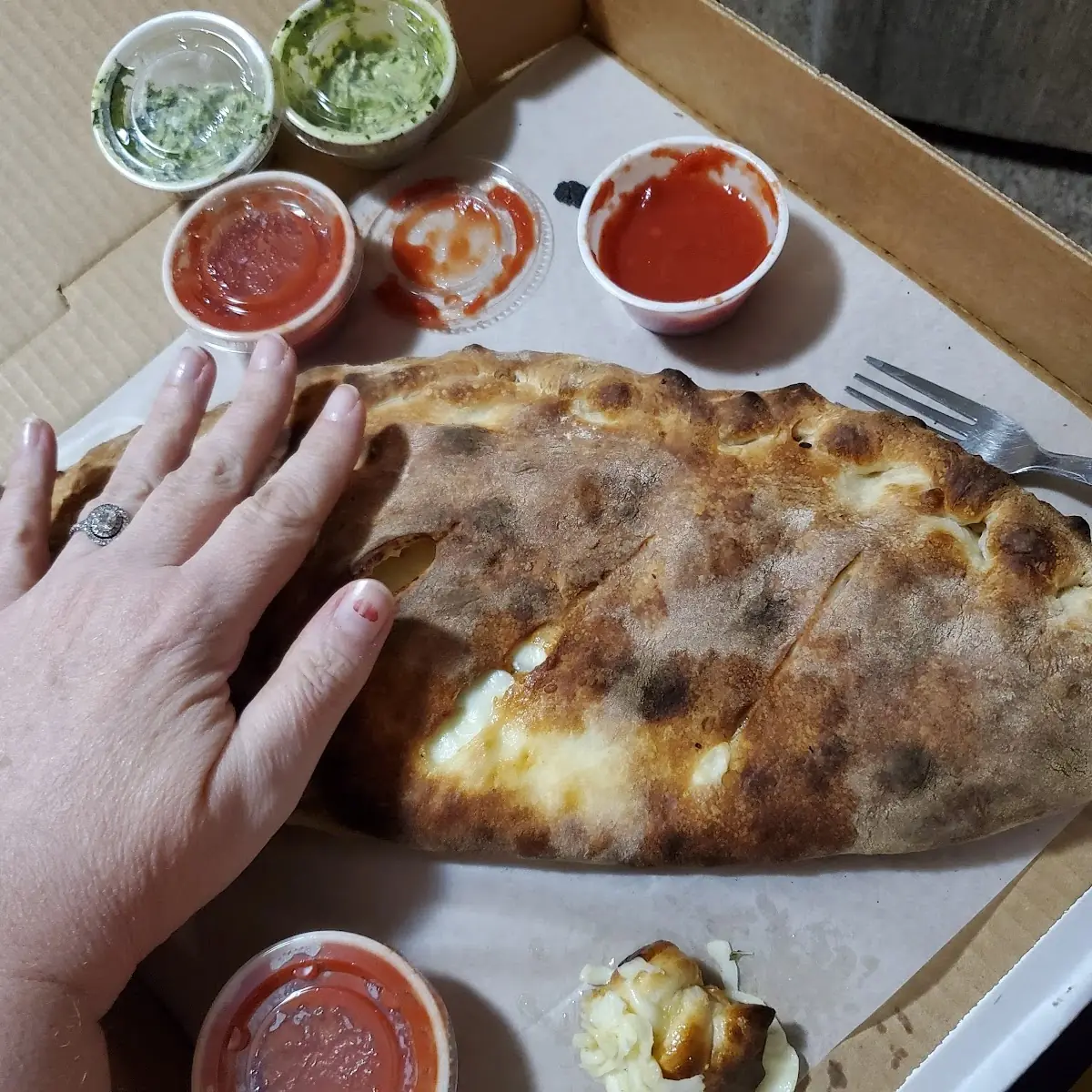 12 Greek Gyro Calzone