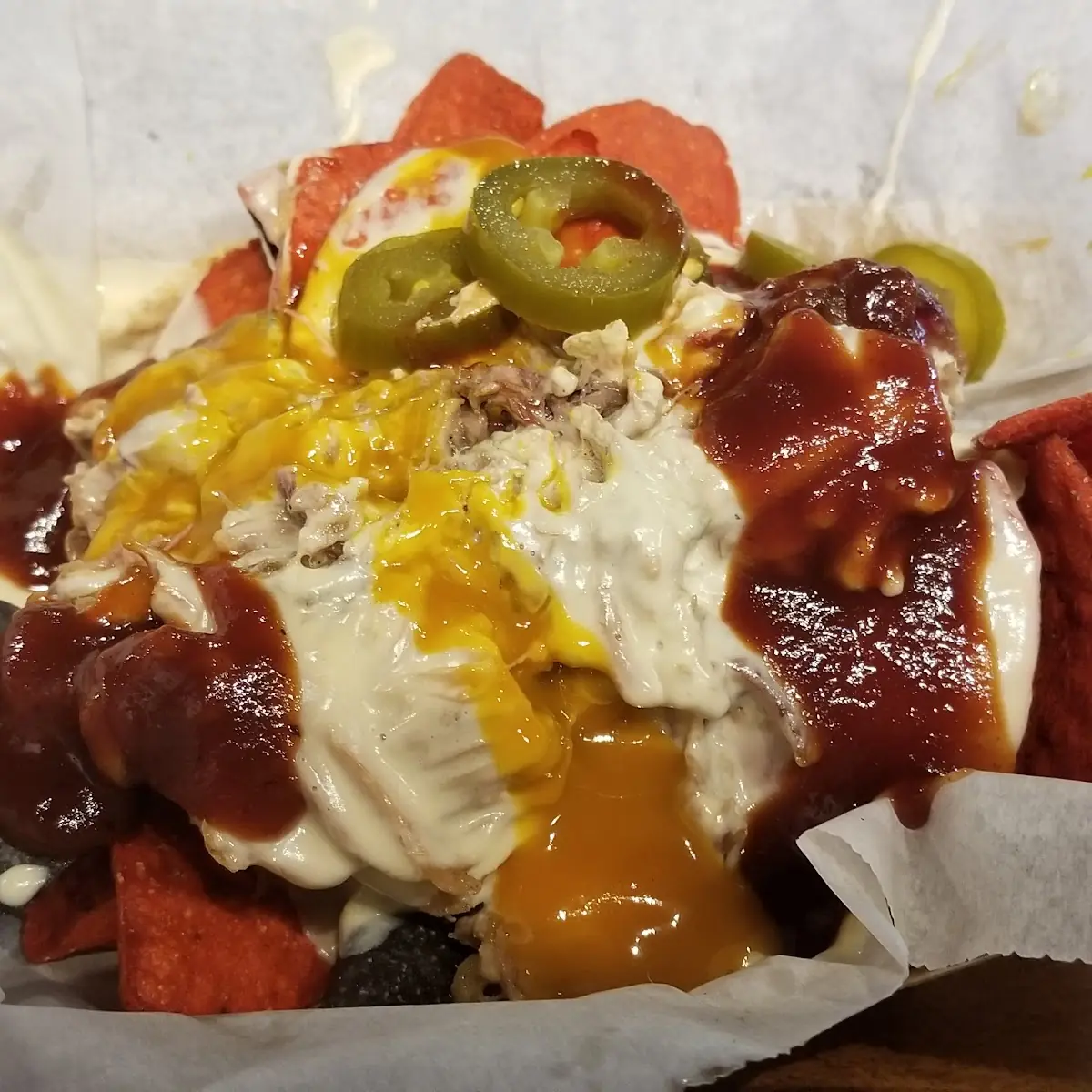 BBQ Pork Nachos