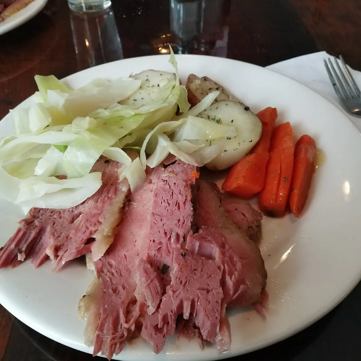 Corned Beef and Cabbage Dinner