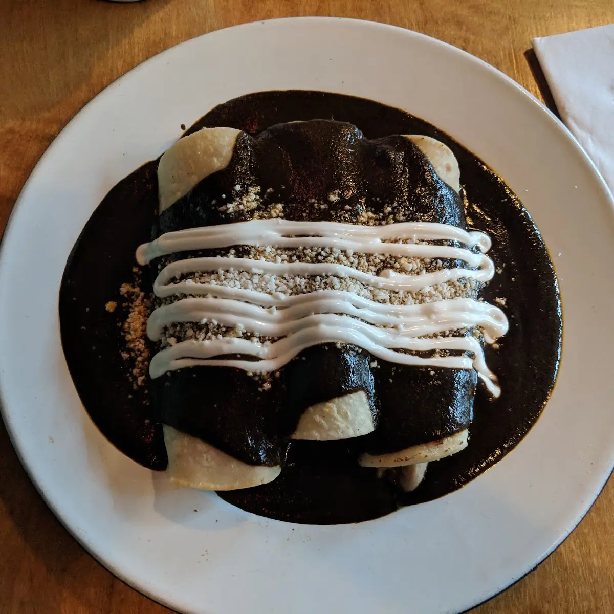 Mole Enchiladas