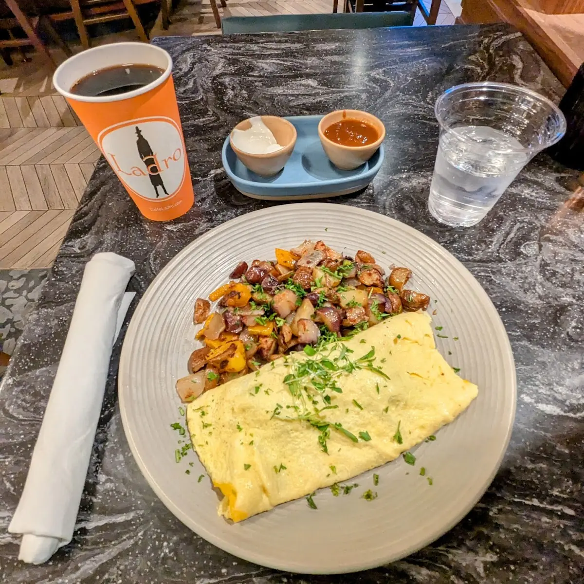 Steak Fajita Omelet