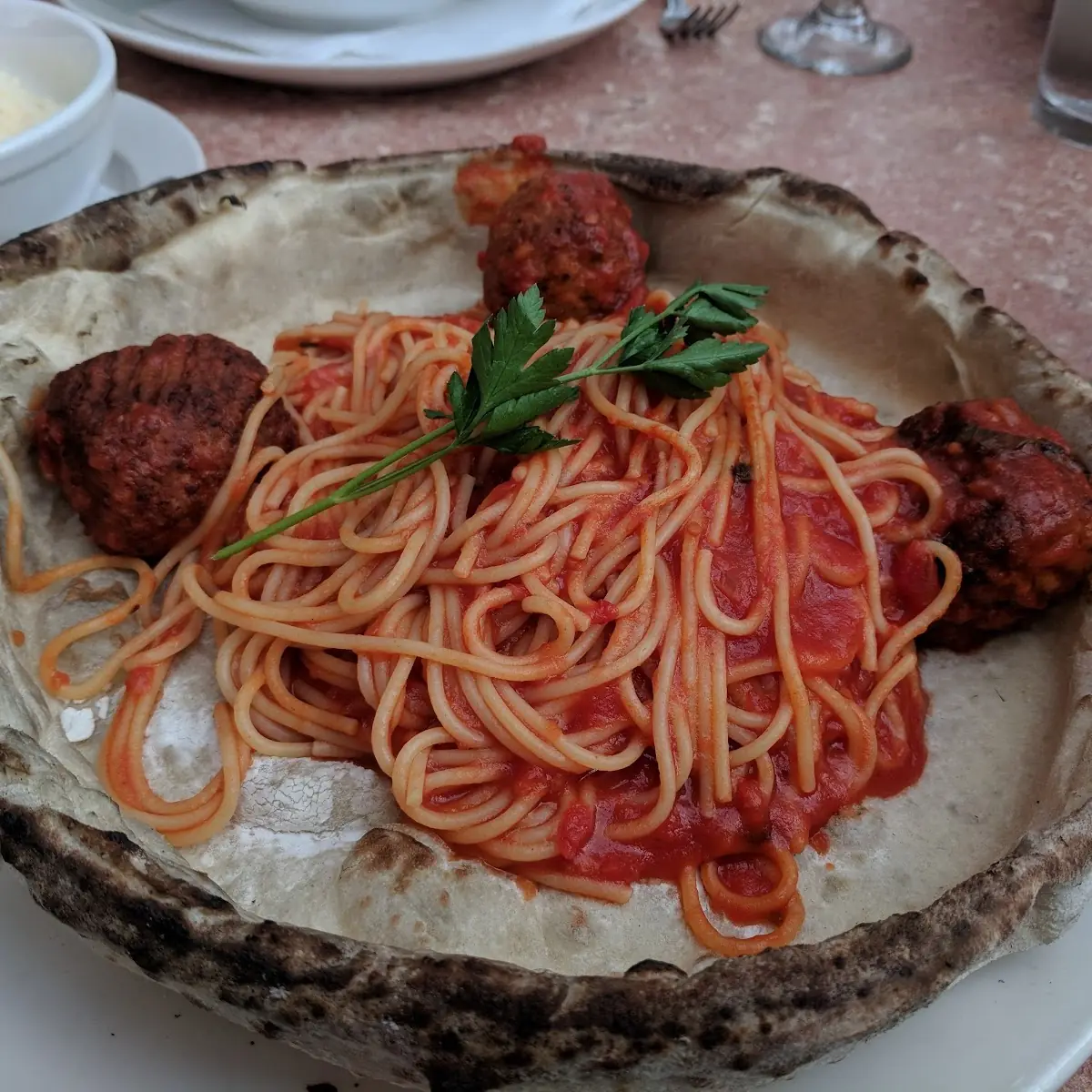 Pizza Spaghetti Marinara