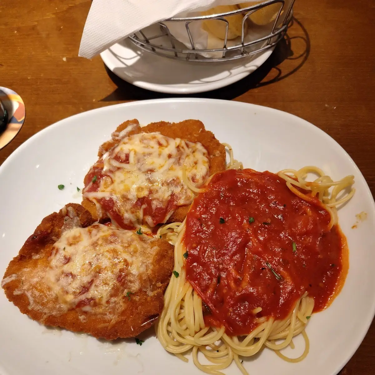 Chicken Parmigiana Dinner