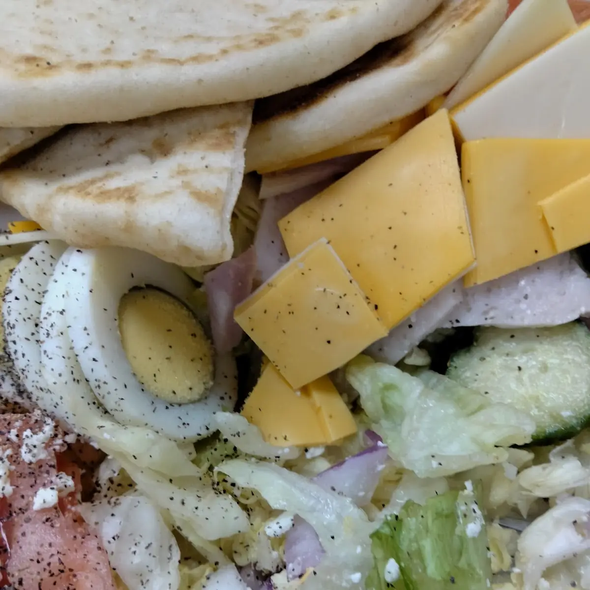 Ham & Cheese Pita