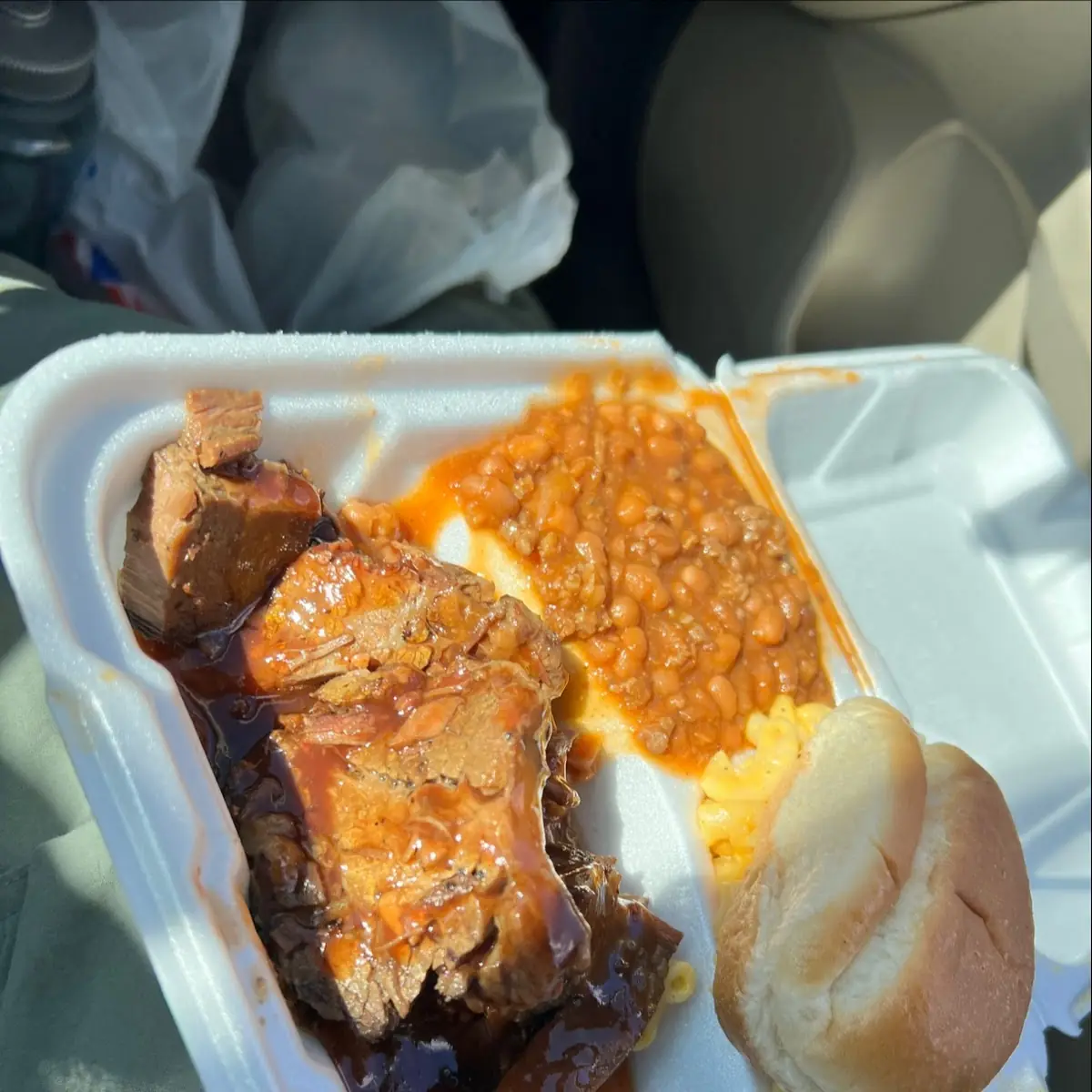 Brisket Platter with Baked Beans
