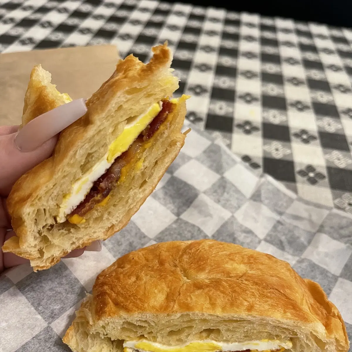 Bacon Egg Cheese Croissant