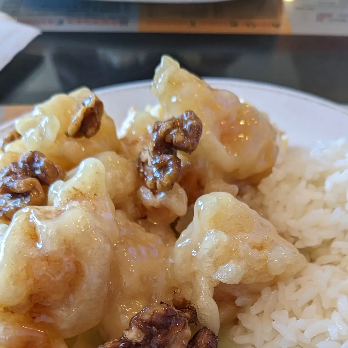 Walnut Shrimp Plate
