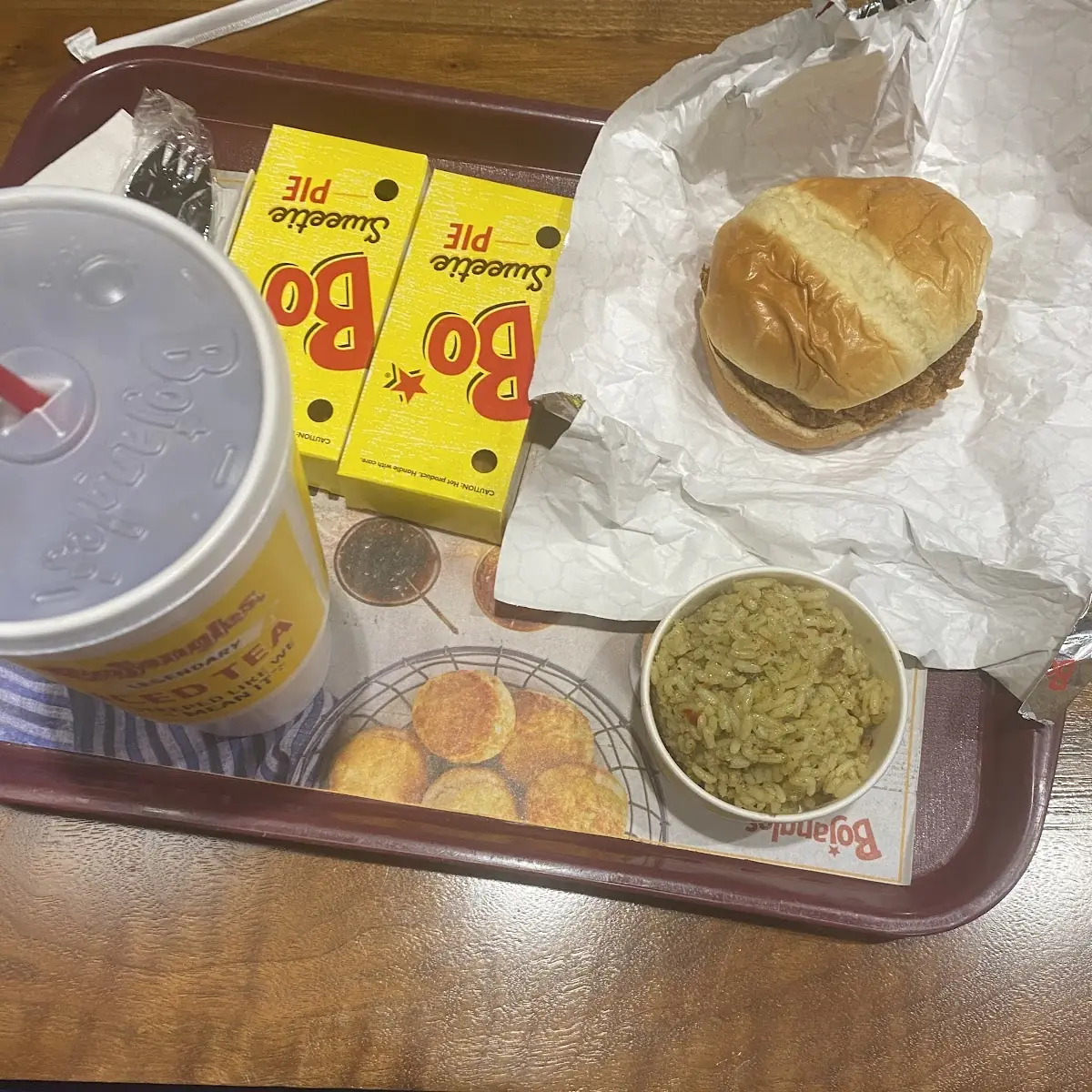 Chicken Sandwich Combo with Rice