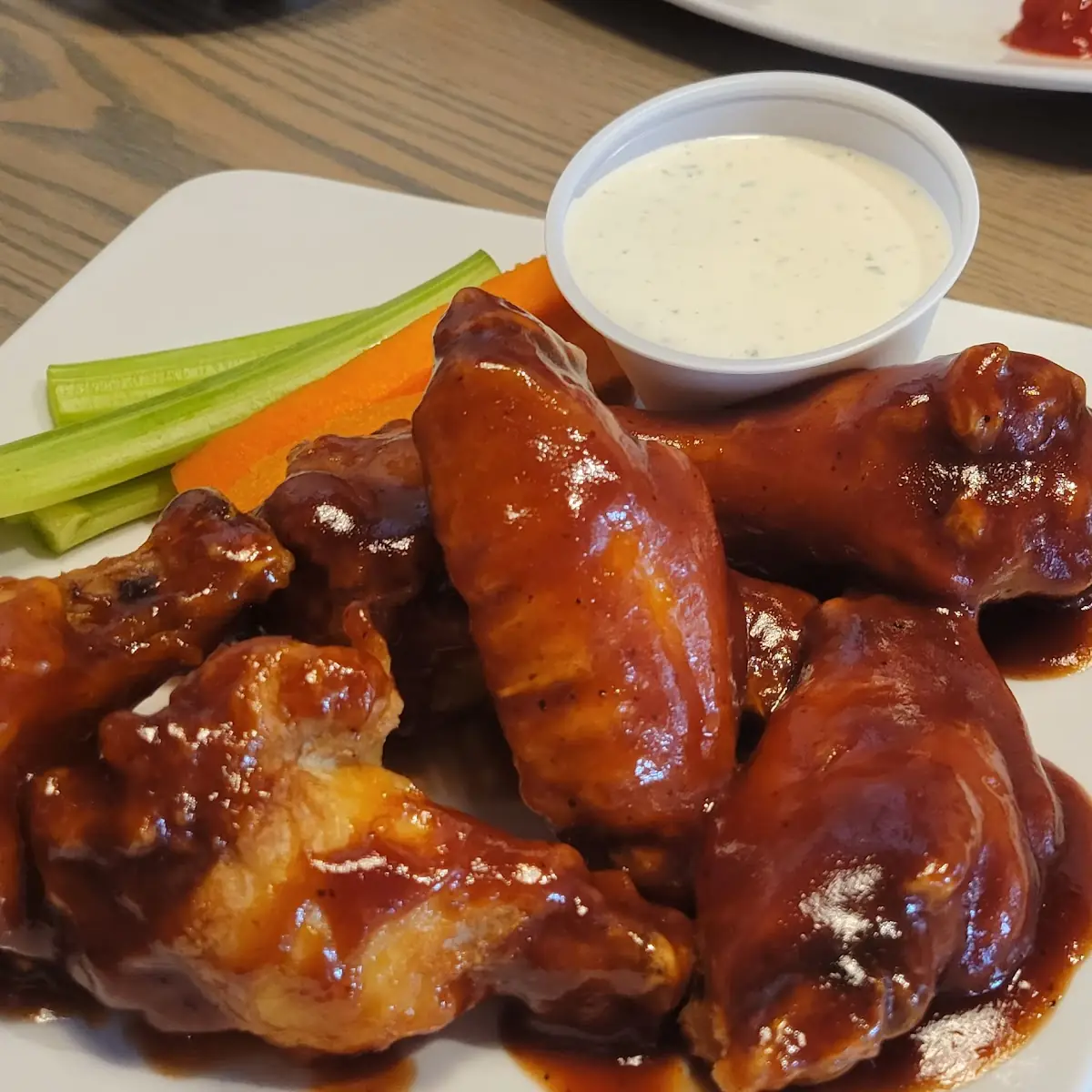 Peach BBQ Wings