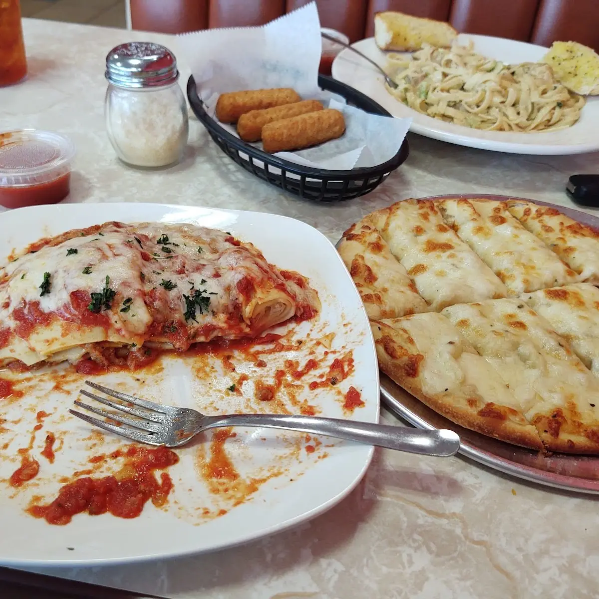 Lasagna My Friend Had Chicken Alfredo