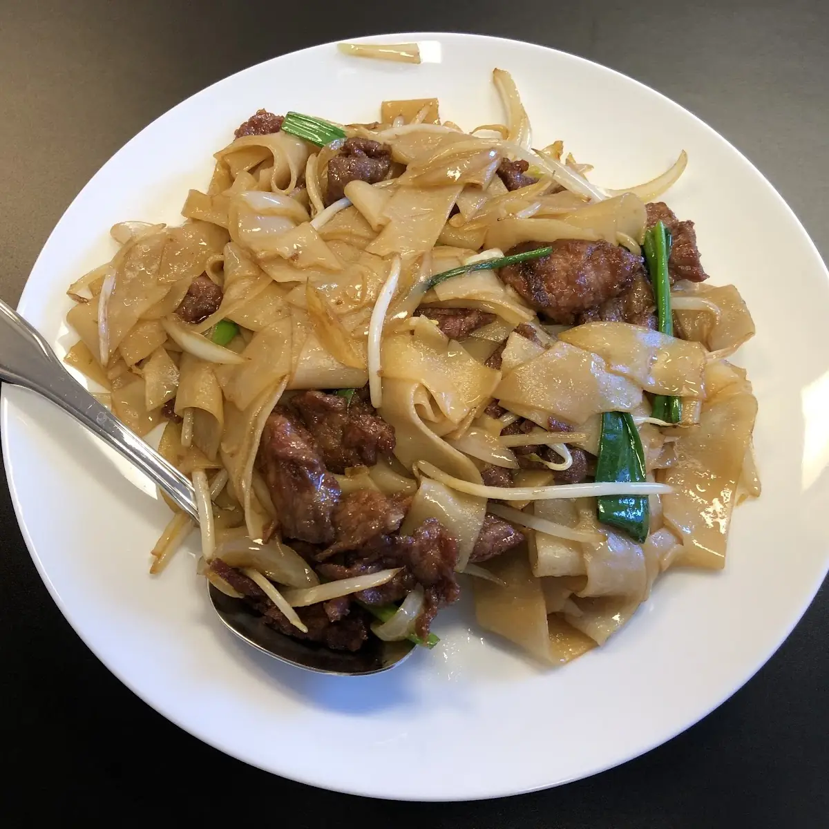 Chow Fun Noodles with Meat