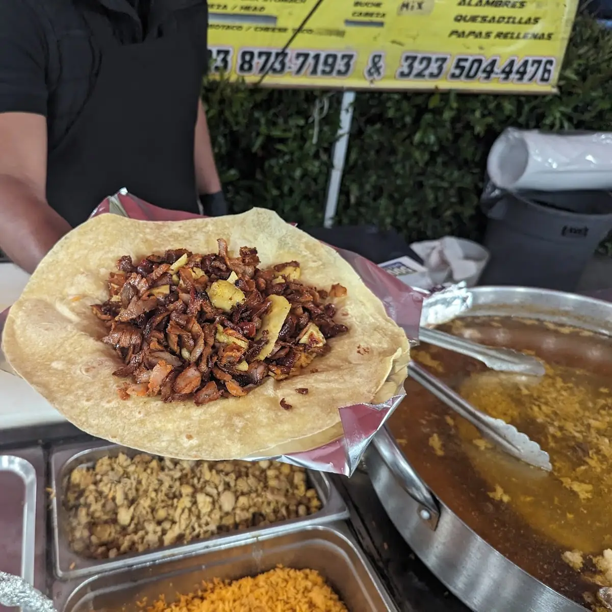 Al Pastor Burrito Extra