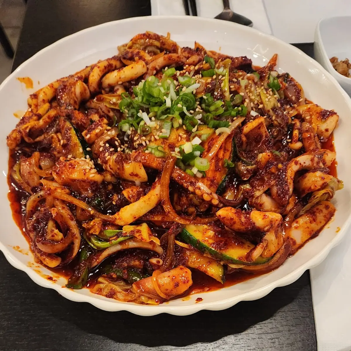 Spicy Stir-Fried Squid