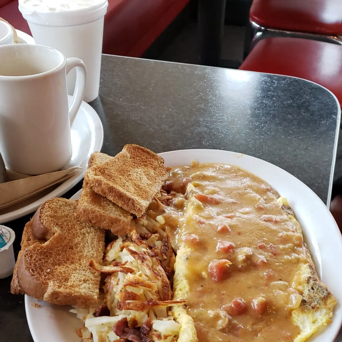 Green Chili Omelette