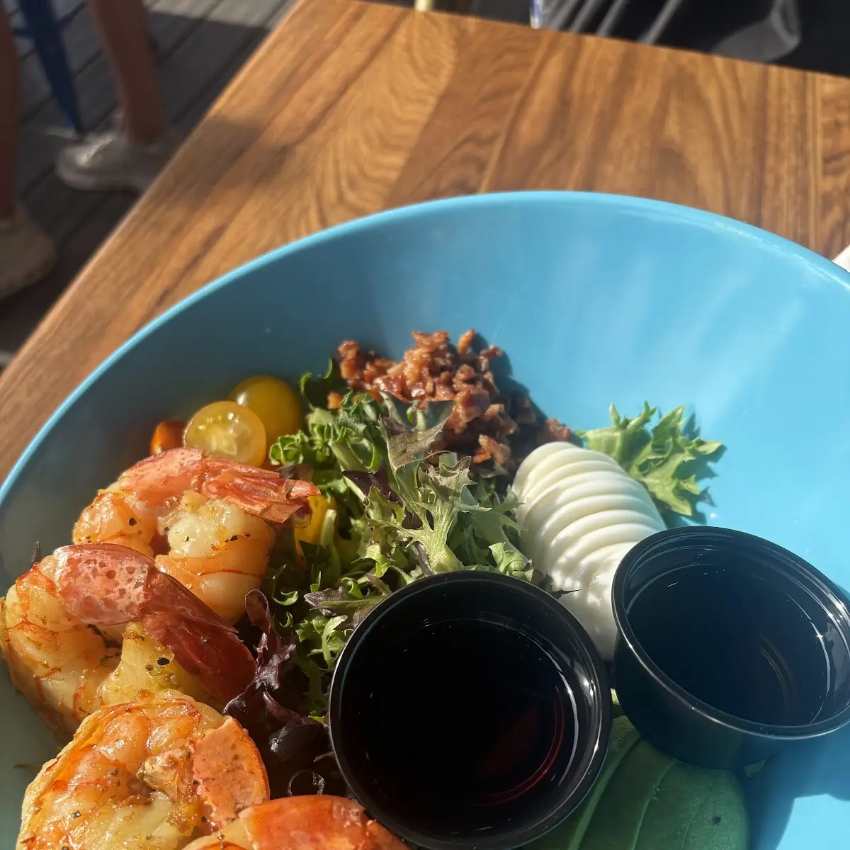 Cobb Salad with Shrimps