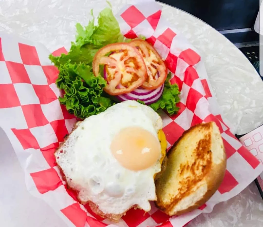 Bacon Cheeseburger with Egg