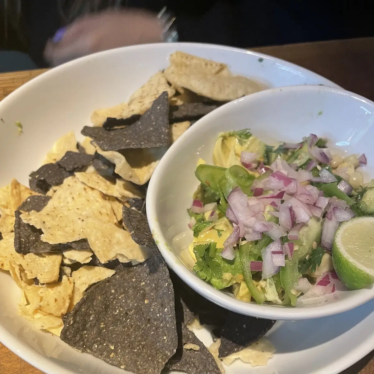 White Corn Guacamole Chips