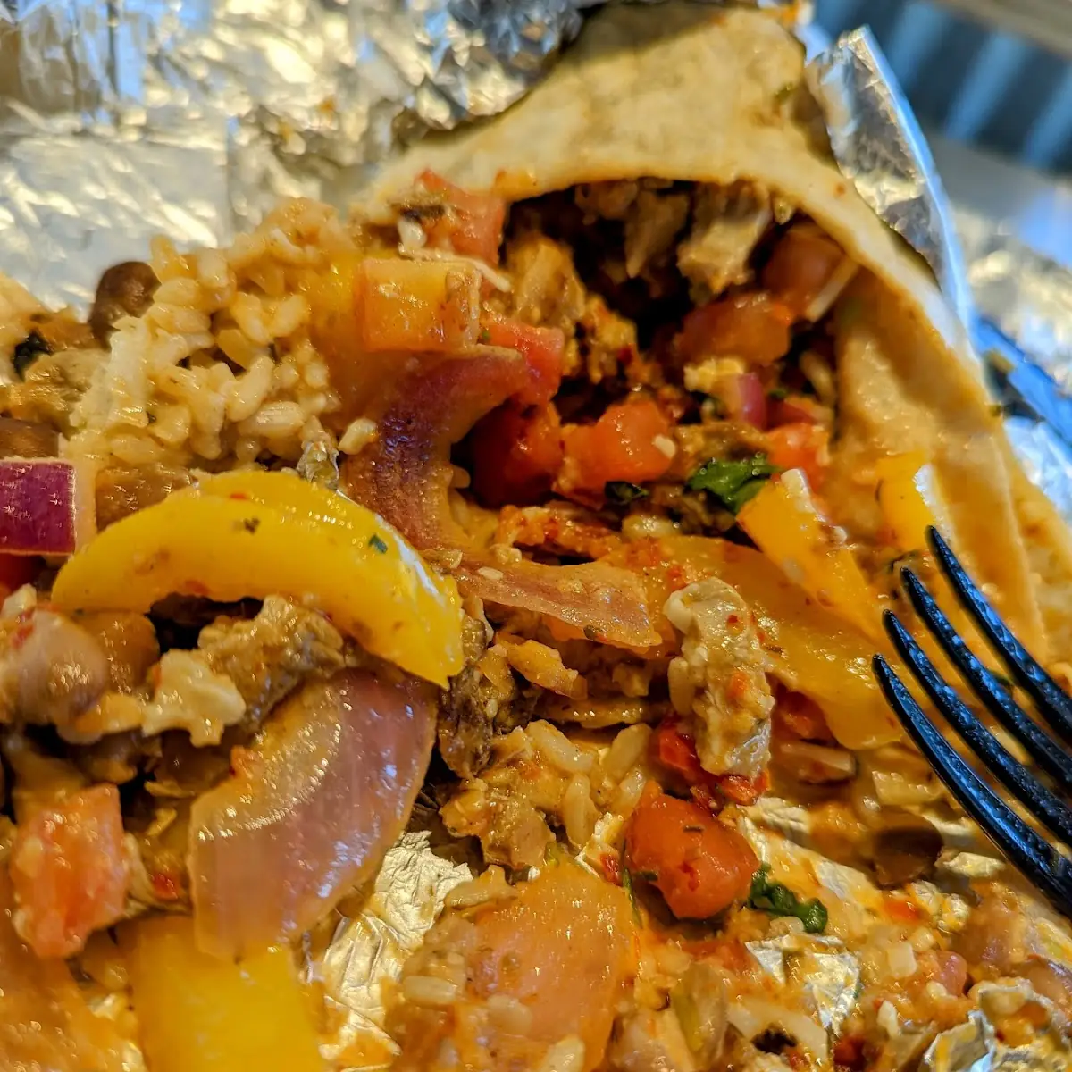 Pollo Asado Burrito