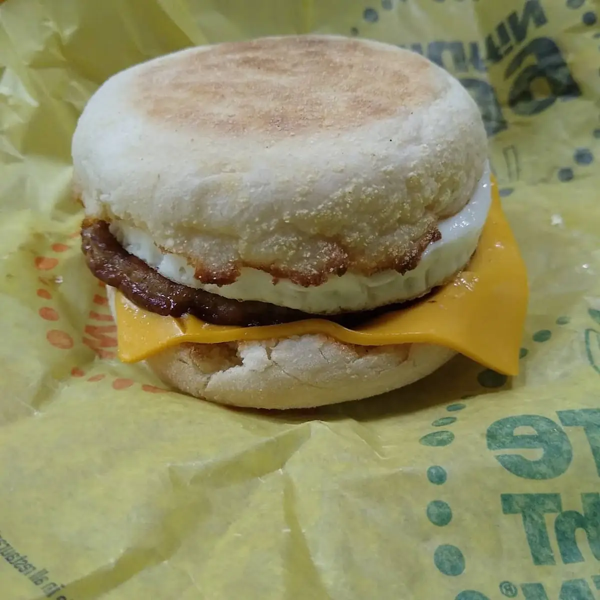Sausage Egg Mcmuffin Meal