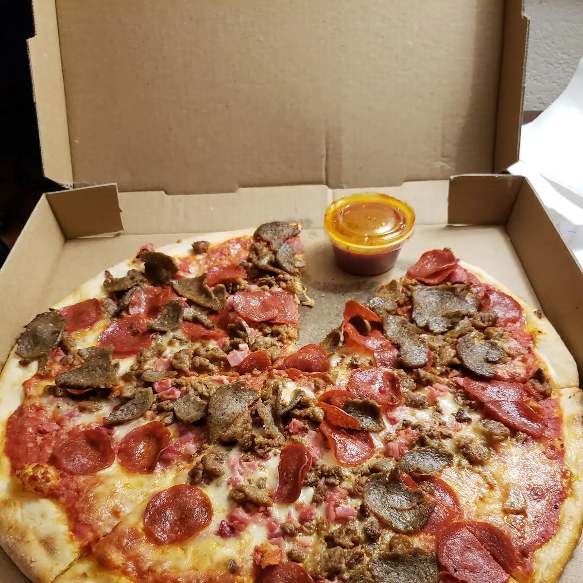 Five Meat Pizza