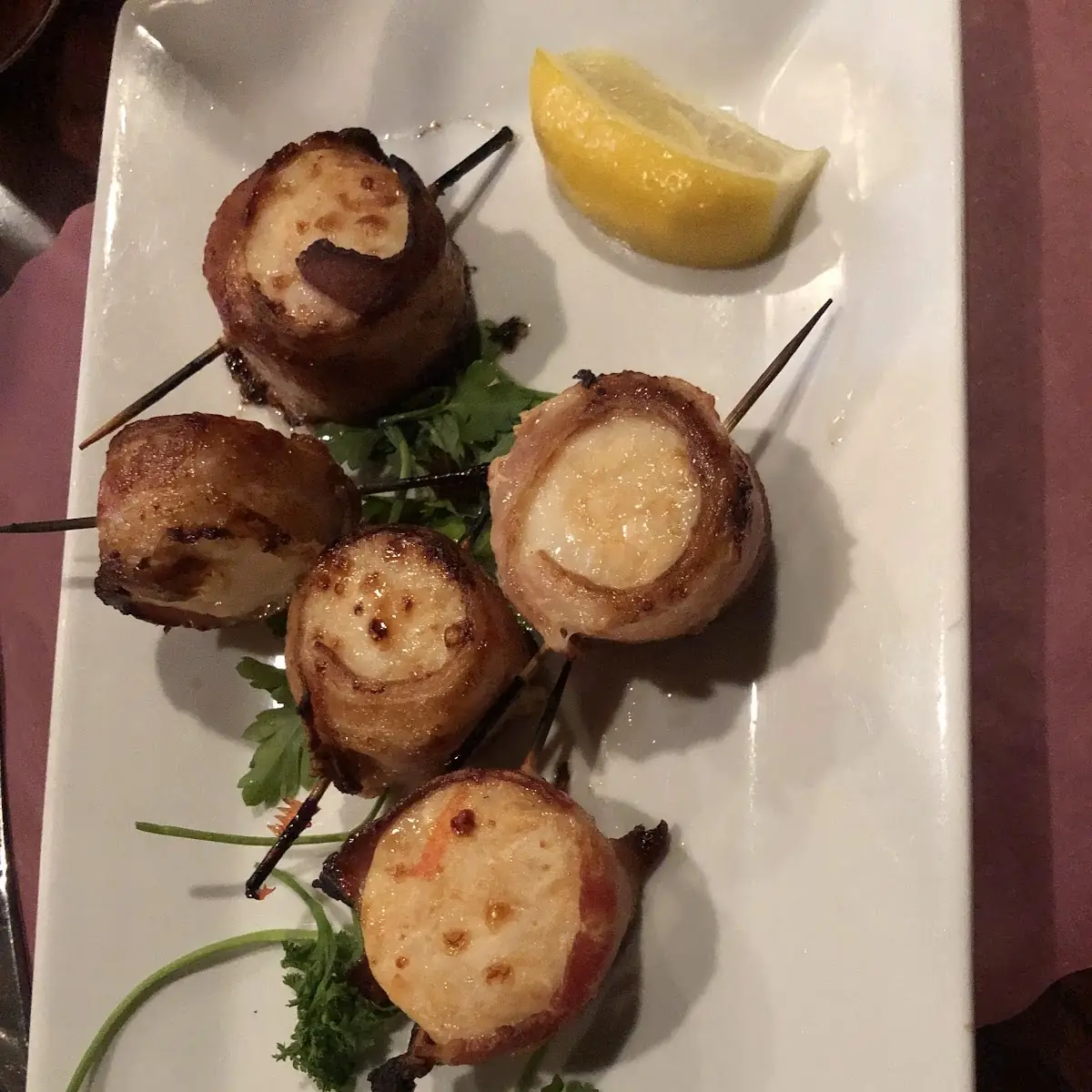 Bacon Wrapped Scallops