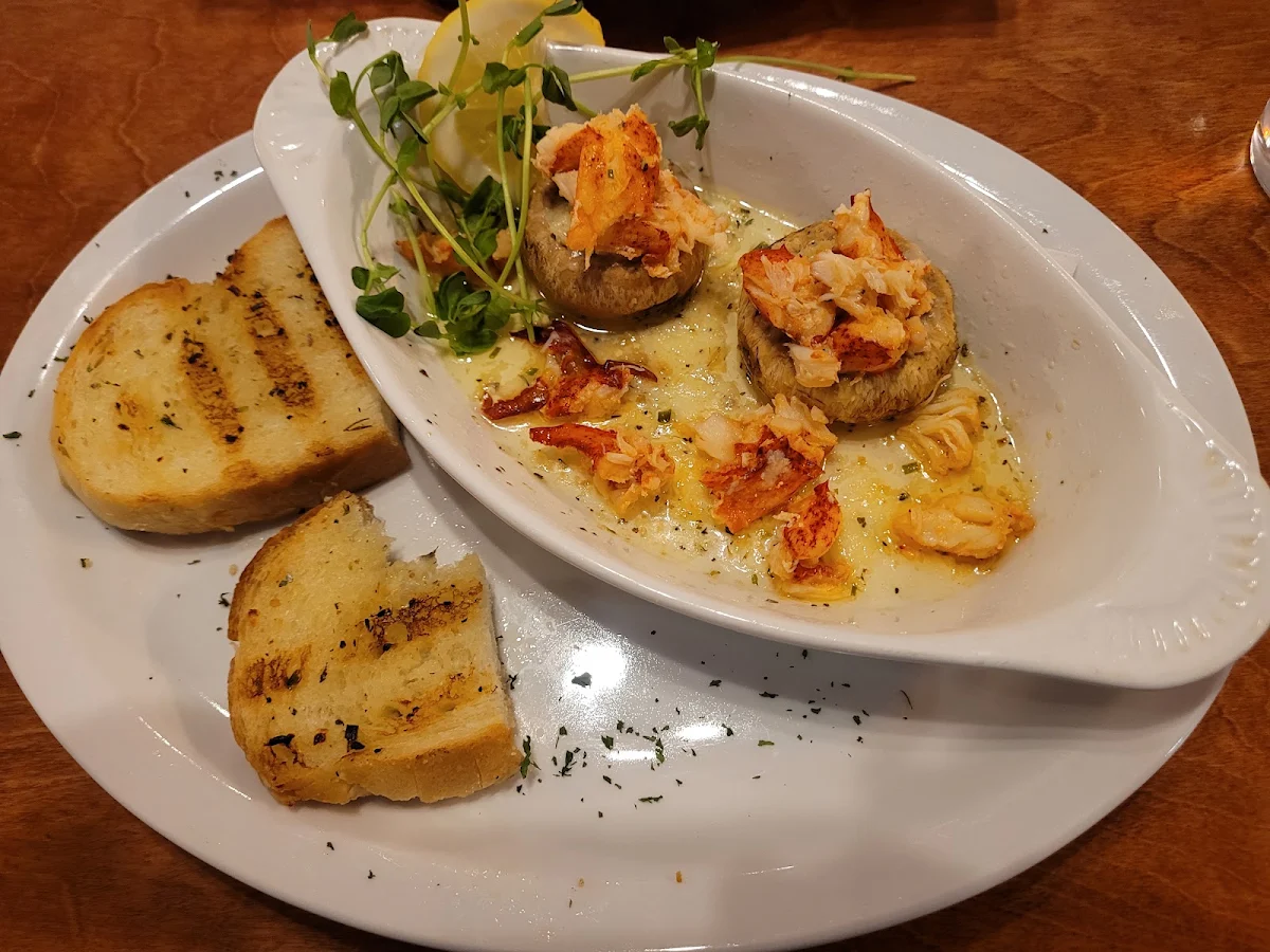 Lobster Stuffed Mushrooms, Jolly Rogers Grill