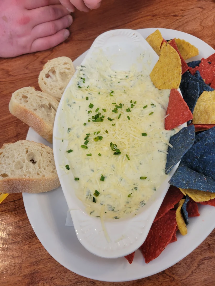 Spinach Dip with Parm, Jolly Rogers Grill