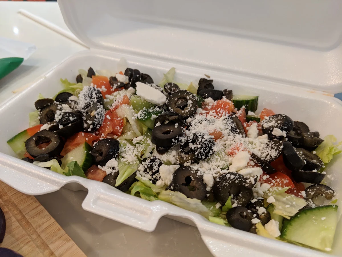 Greek Salad, Osmow's Shawarma