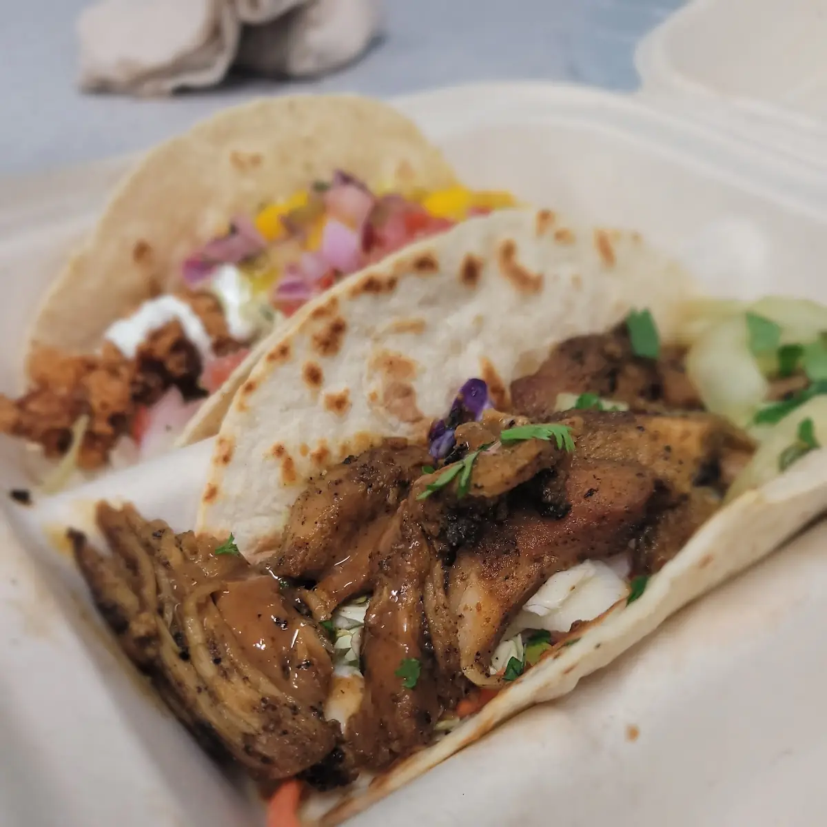 Mongolian Beef Tacos