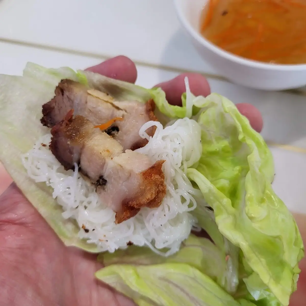 Grilled Pork Summer Rolls