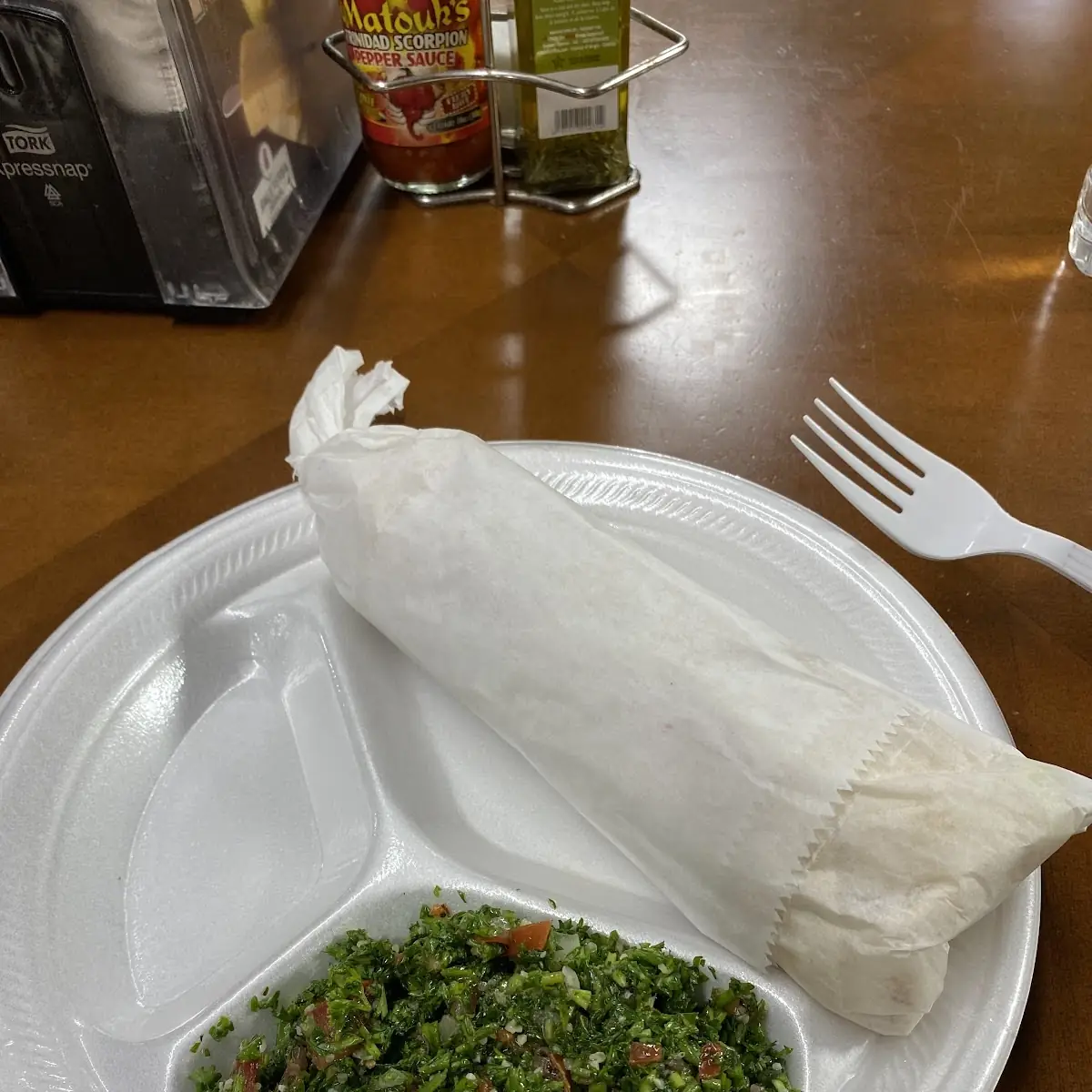 Shawarma and Tabbouleh
