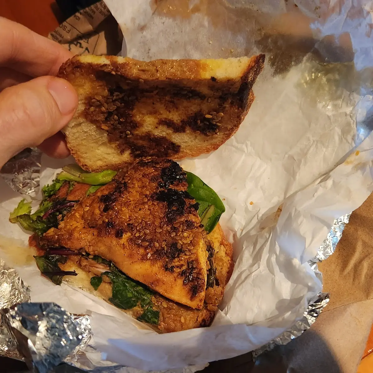 Half Thai Chicken Sandwich