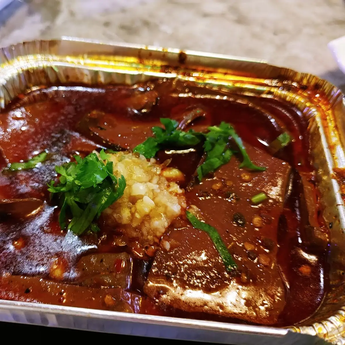 Roasted Duck Blood