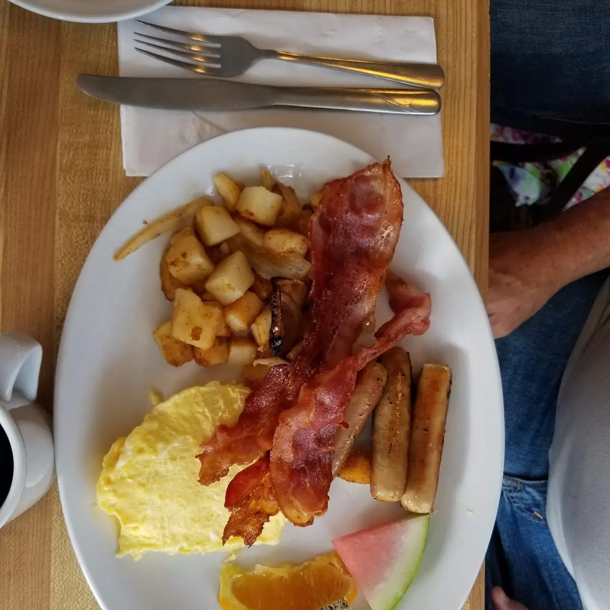 2 Egg Breakfast, Downtown Diner