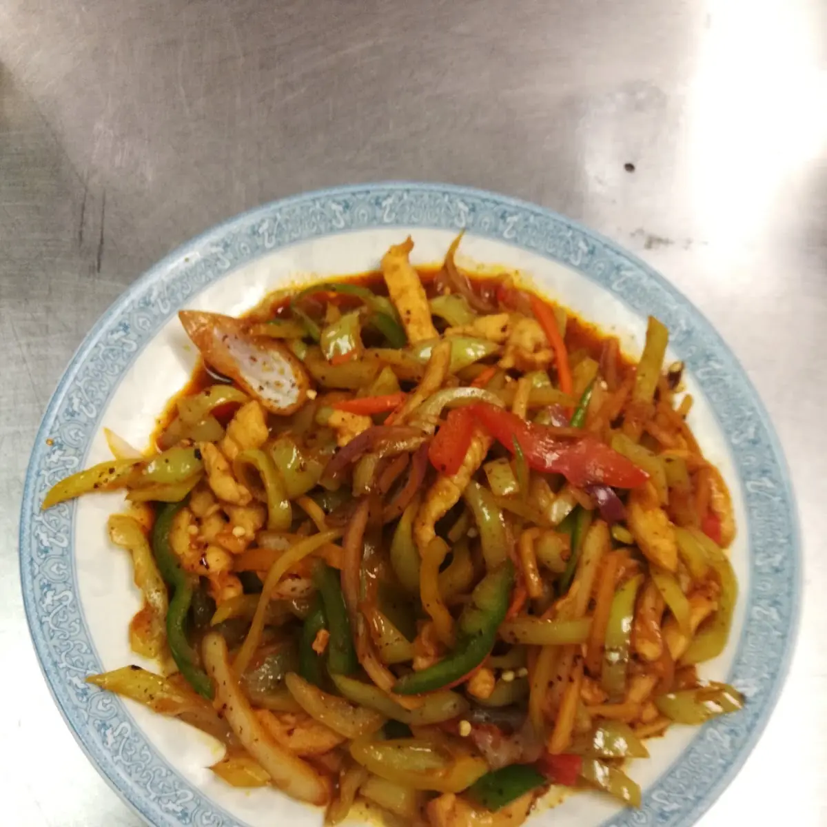 Hot Banana Pepper Chicken