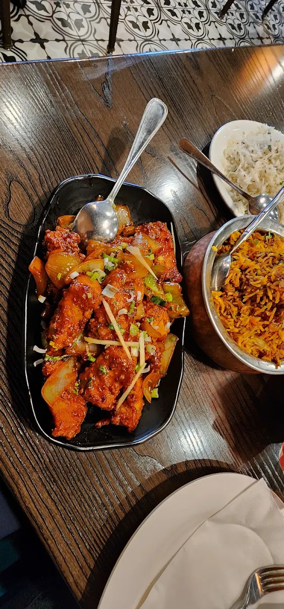 Chili Garlic Fish, Guru india restaurant