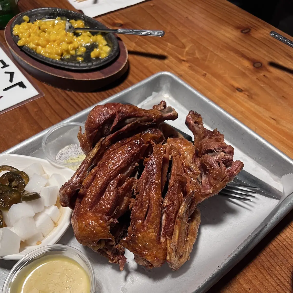 Korean Whole Fried Chicken Draft Beer