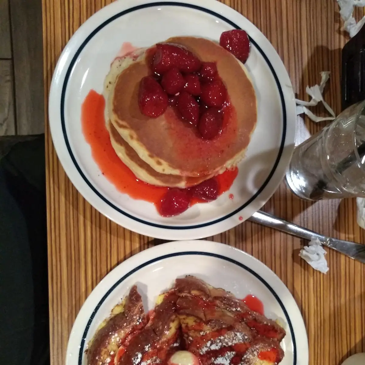 French Toast and Short Stack with Fruit