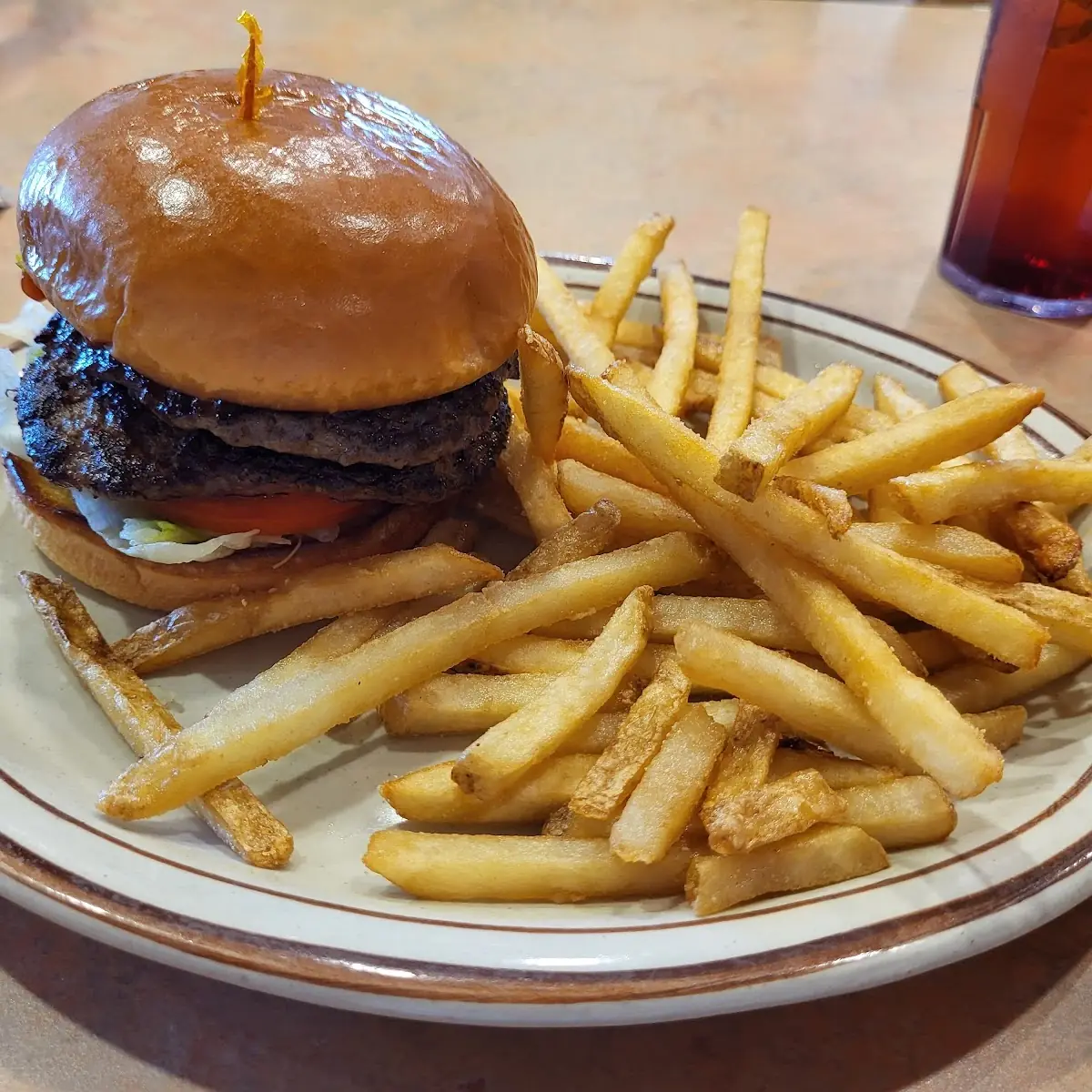 The Classic Burger and Fries