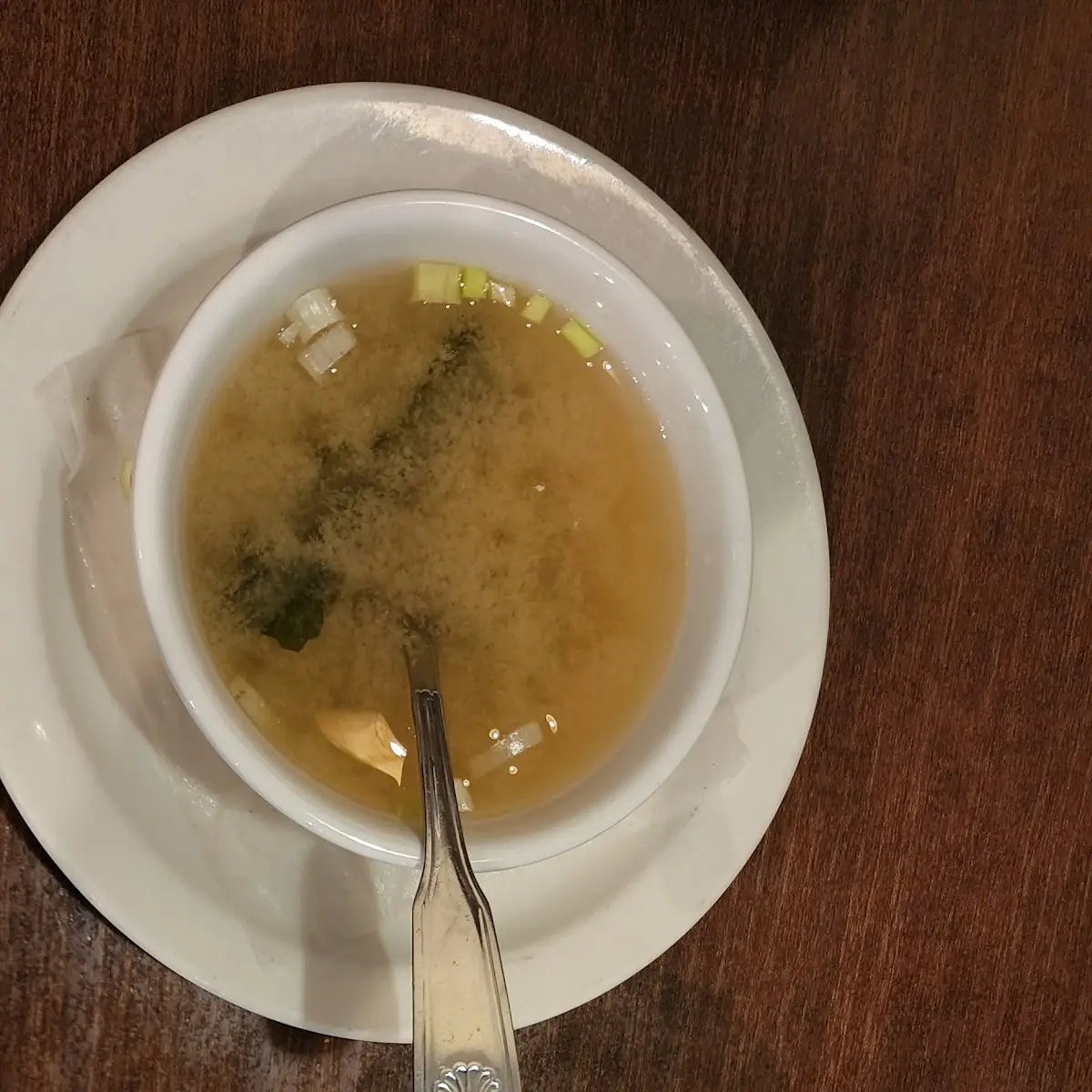 Miso Soup and Salad