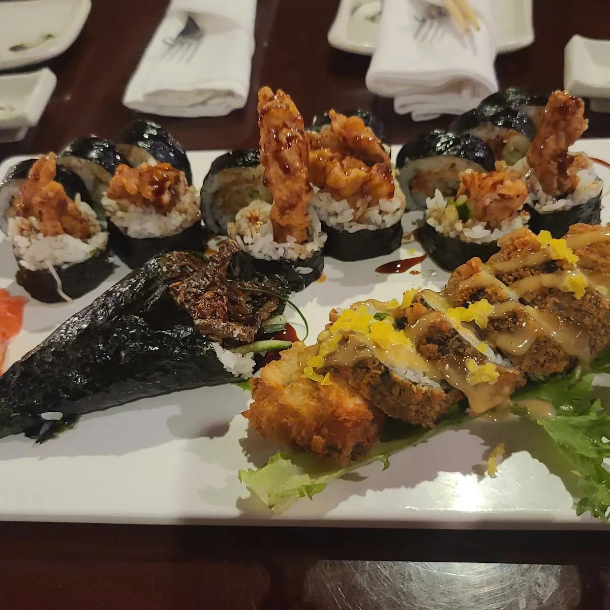 Dragon Roll Soft Shell Crab Roll
