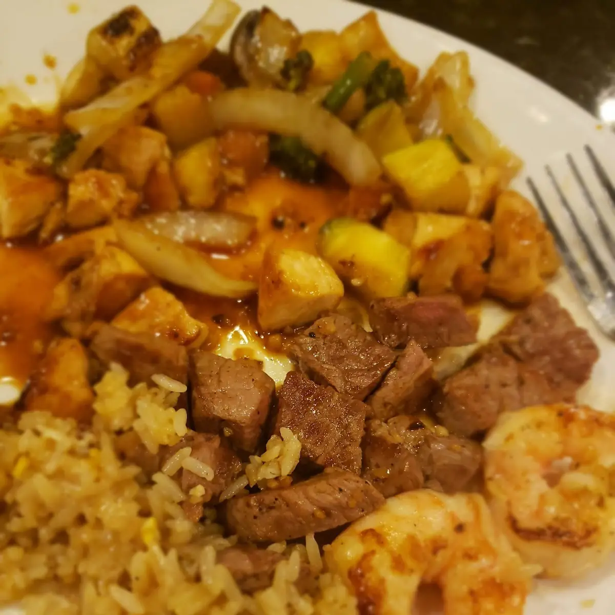 Hibachi Steak and Chicken
