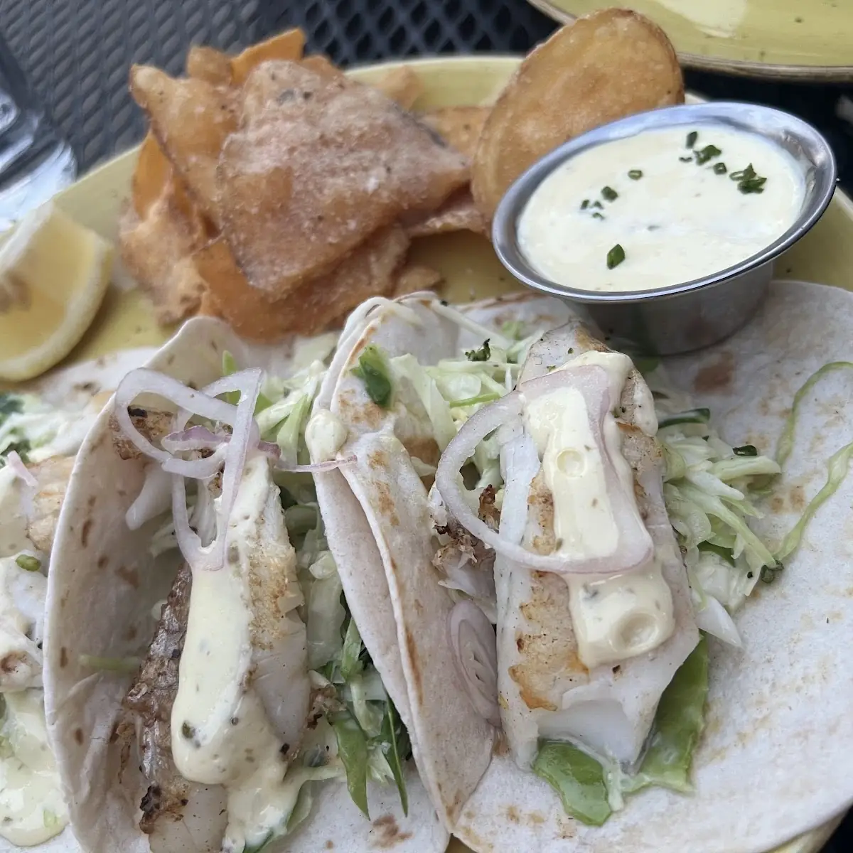 Blackened Snapper Tacos